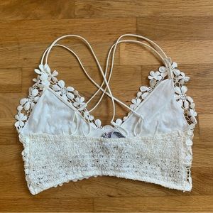 Free People Flower Bralette